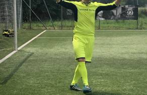 Gimma nel ruolo di portiere