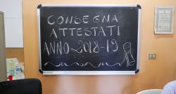 Consegna degli attestati