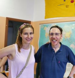 Moreno e la consigliera comunale Alice Arienta